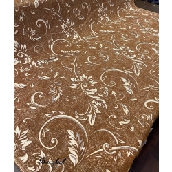 Tkanina szenil brąz